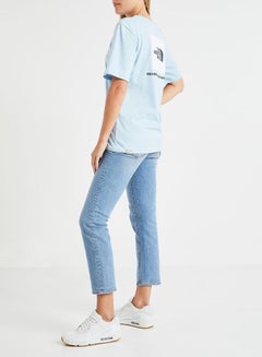 THE NORTH FACE Boyfriend Redbox T-Shirt Blue  - Image 3