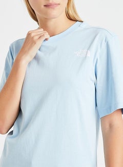 THE NORTH FACE Boyfriend Redbox T-Shirt Blue  - Image 4