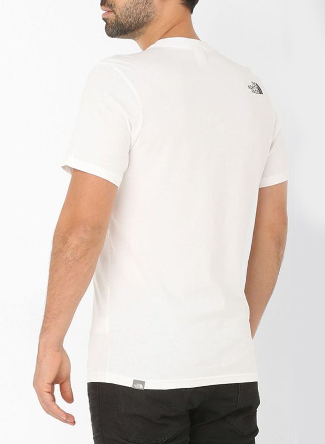 THE NORTH FACE Easy Crew Neck T-Shirt Tnf White  - Image 2