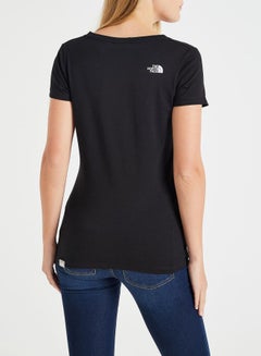 THE NORTH FACE Never Stop Exploring Round Neck T-Shirt Black  - Image 2