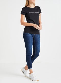 THE NORTH FACE Never Stop Exploring Round Neck T-Shirt Black  - Image 3