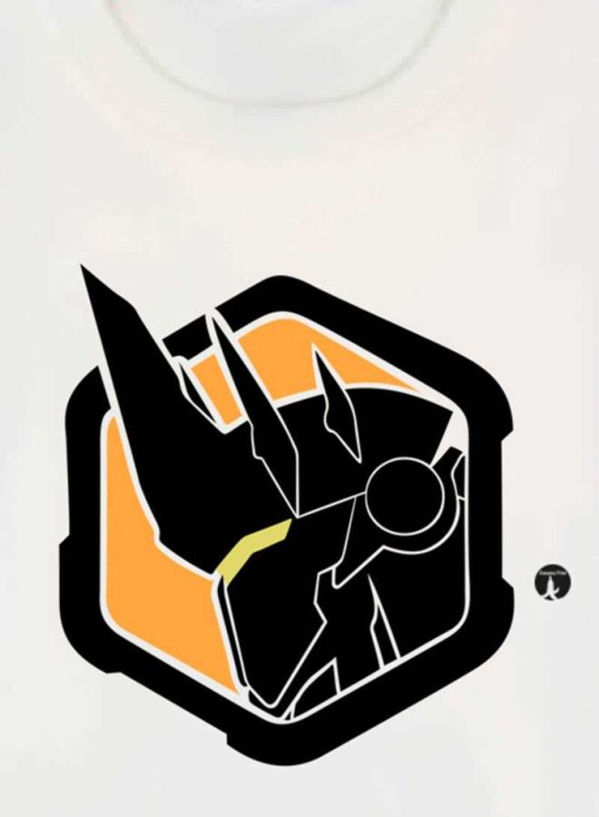 بي بي تيشيرت بطبعة من لعبة الفيديو "Overwatch" أبيض - Image 3