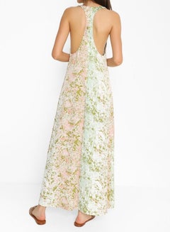 MANGO Halter Printed Maxi Dress Multicolour  - Image 2