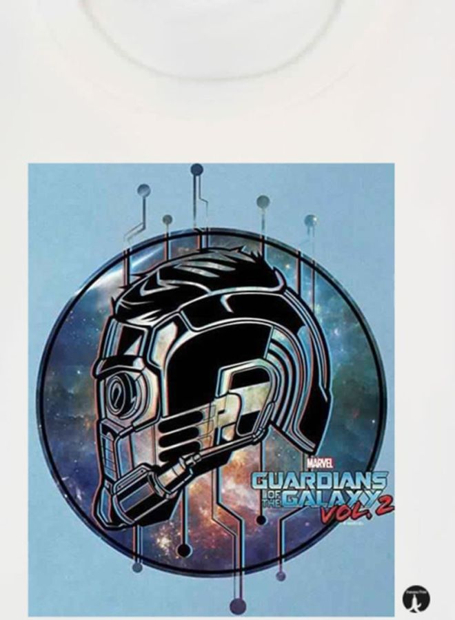 بي بي تيشيرت مطبوع أبيض - Image 3