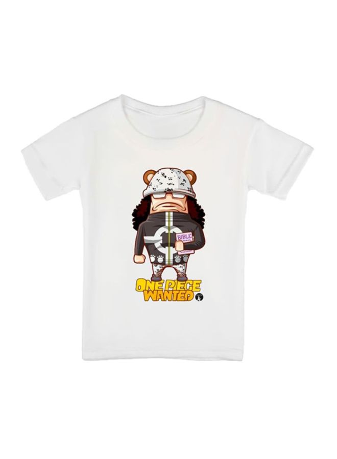بي بي تيشيرت مزين بطبعة من المسلسل الكرتوني One Piece أبيض - Image 1