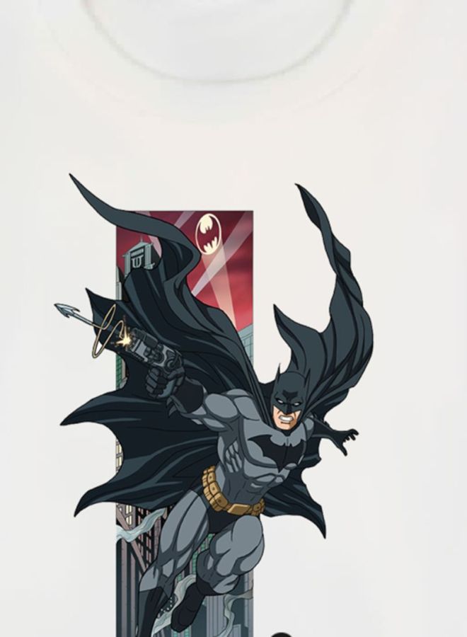 BP Batman Printed T-Shirt White - Image 3