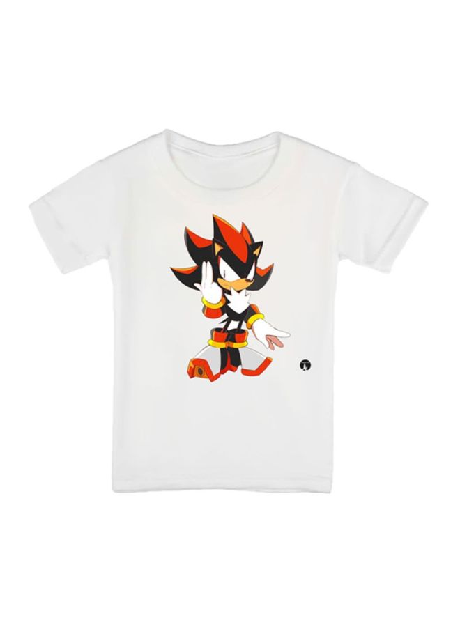 BP Video Game Sonic Printed T-Shirt White - Image 1