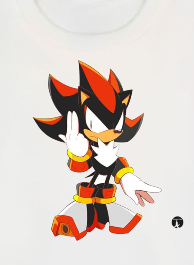 BP Video Game Sonic Printed T-Shirt White - Image 3