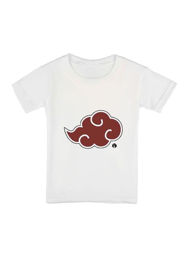 بي بي تيشيرت بطبعة من مسلسل الرسوم المتحركة "Naruto" بألوان متباينة أبيض - Image 1