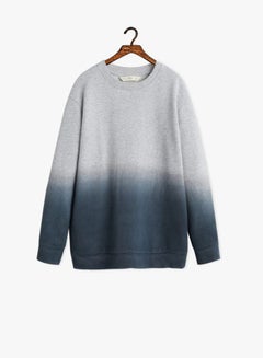 MANGO Tie-dye Print Sweatshirt Grey  - Image 1