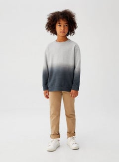MANGO Tie-dye Print Sweatshirt Grey  - Image 5
