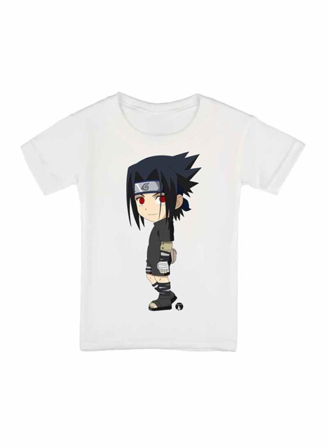 BP Anime Naruto Printed T-Shirt White - Image 1