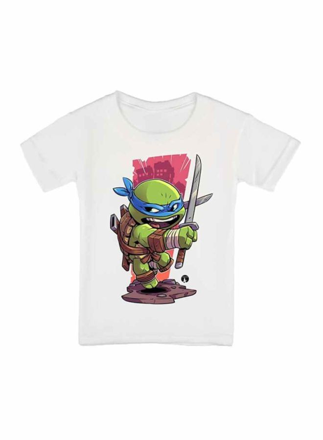 BP Teenage Mutant Ninja Turtles Printed T-Shirt White - Image 1