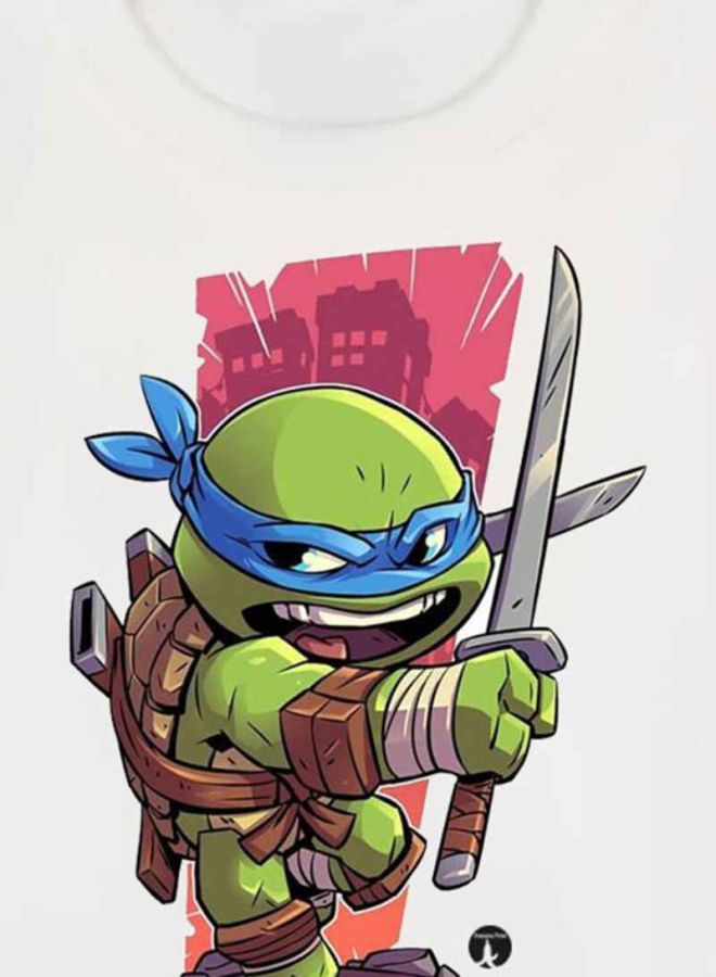 BP Teenage Mutant Ninja Turtles Printed T-Shirt White - Image 3