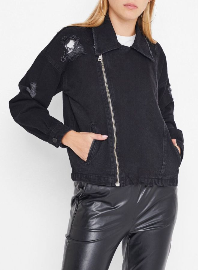High Streets Denim Jacket Black  - Image 1