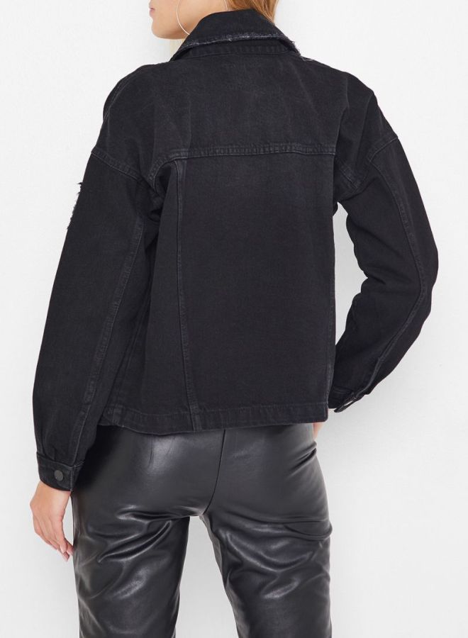 High Streets Denim Jacket Black  - Image 2
