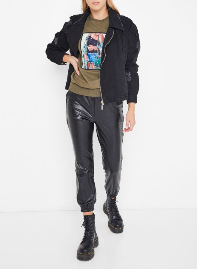 High Streets Denim Jacket Black  - Image 3