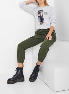 High Streets Sequin Detailed Sweatshirt Grey  - Image 3
