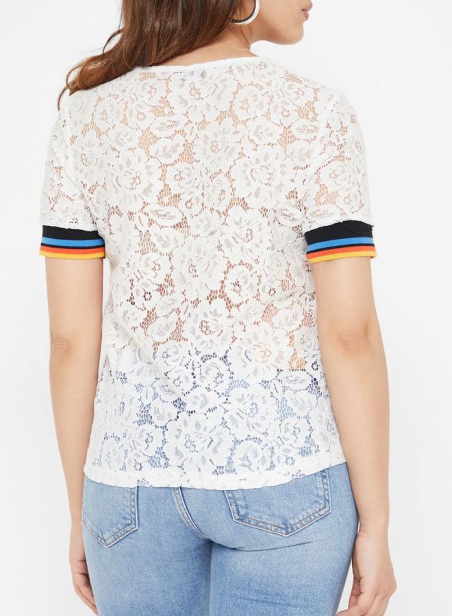 High Streets Short Sleeves Blouse White  - Image 2