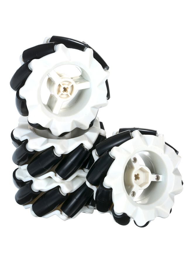 4-Piece Mecanum Omnidirectional Wheel Set 65x65x30mm  - Image 1