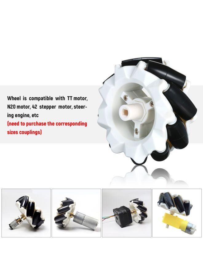 4-Piece Mecanum Omnidirectional Wheel Set 65x65x30mm  - Image 4