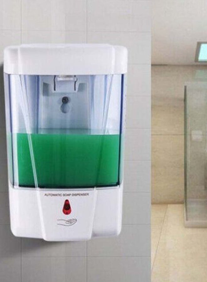 Touchless IR Sensor Automatic Liquid Soap Dispenser OS3319-A White/Clear - Image 3