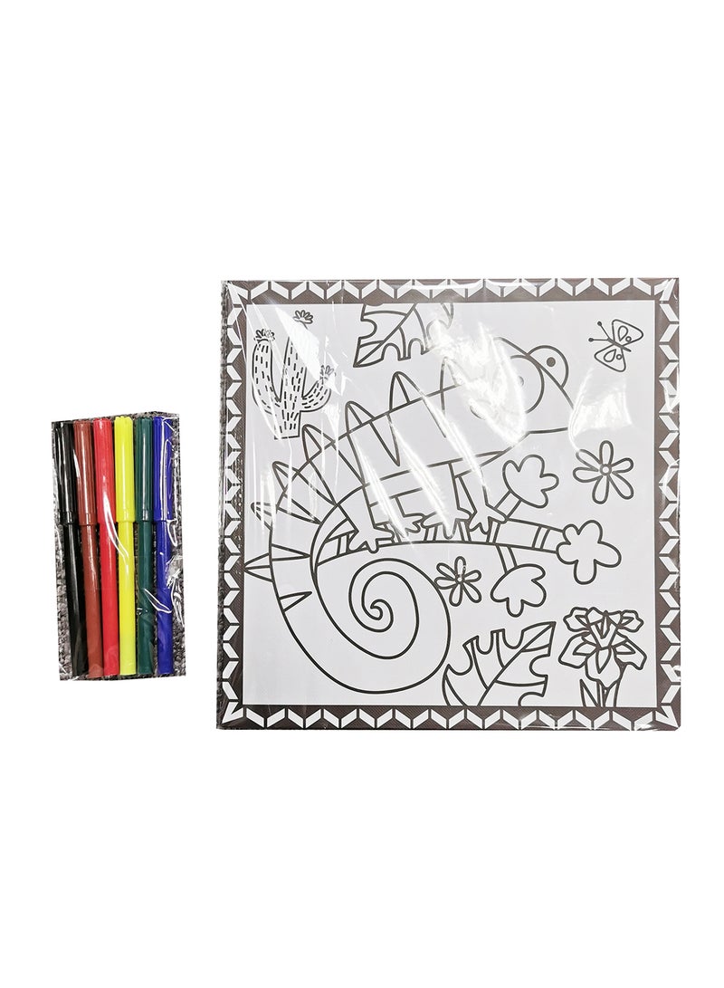 RONG FA Drawing Board With 6 Pens - Image 1