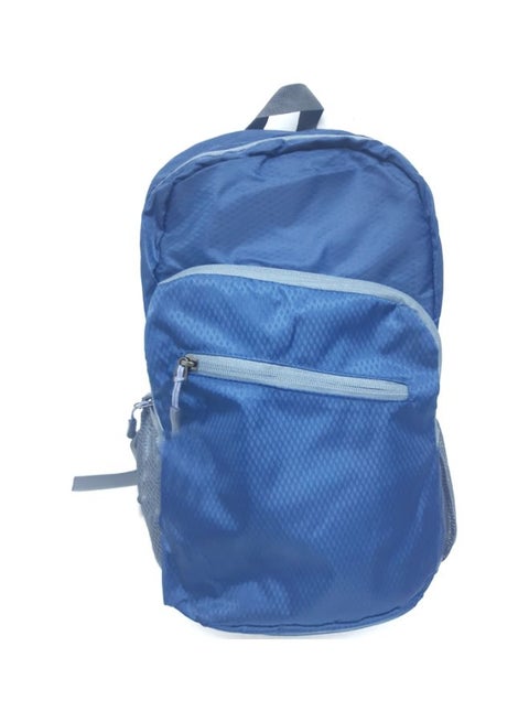 Side Pocket Backpack Blue