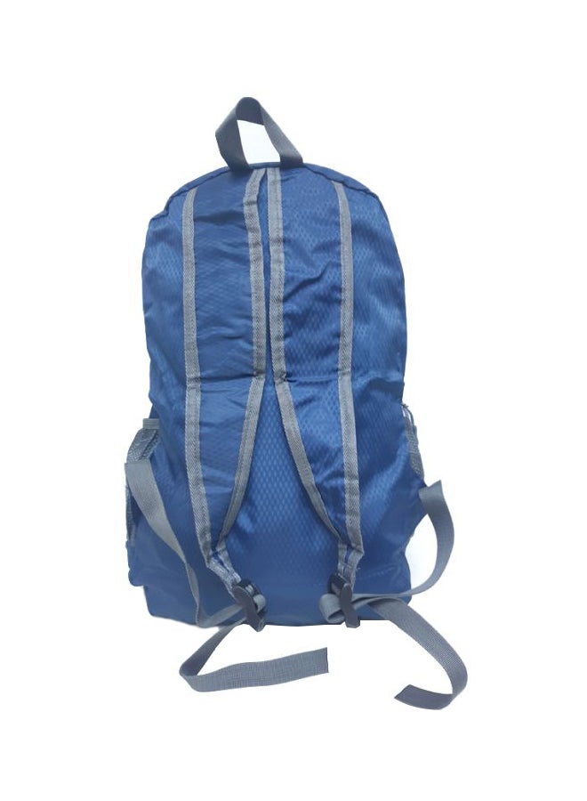 Side Pocket Backpack Blue