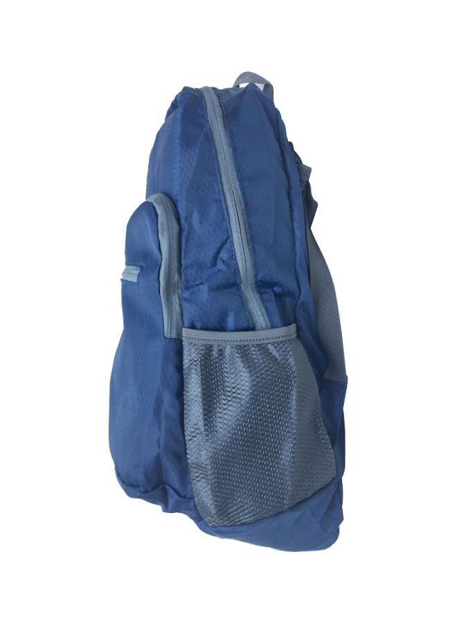 Side Pocket Backpack Blue