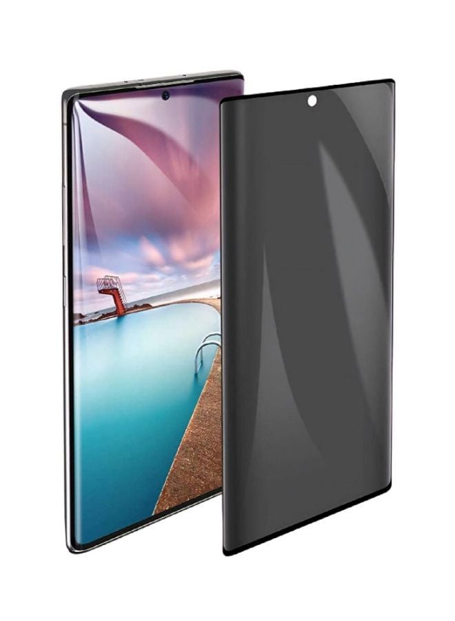 9H Pro Plus Tempered Glass Privacy Screen Protector For Samsung Note 20 Clear/Black - Image 2