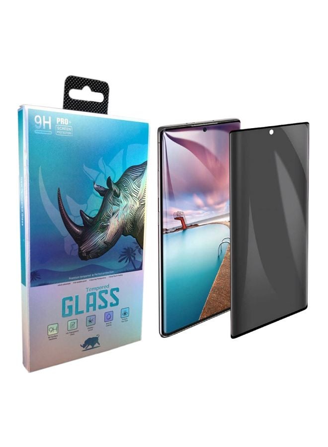 9H Pro Plus Tempered Glass Privacy Screen Protector For Samsung Note 20 Clear/Black - Image 1