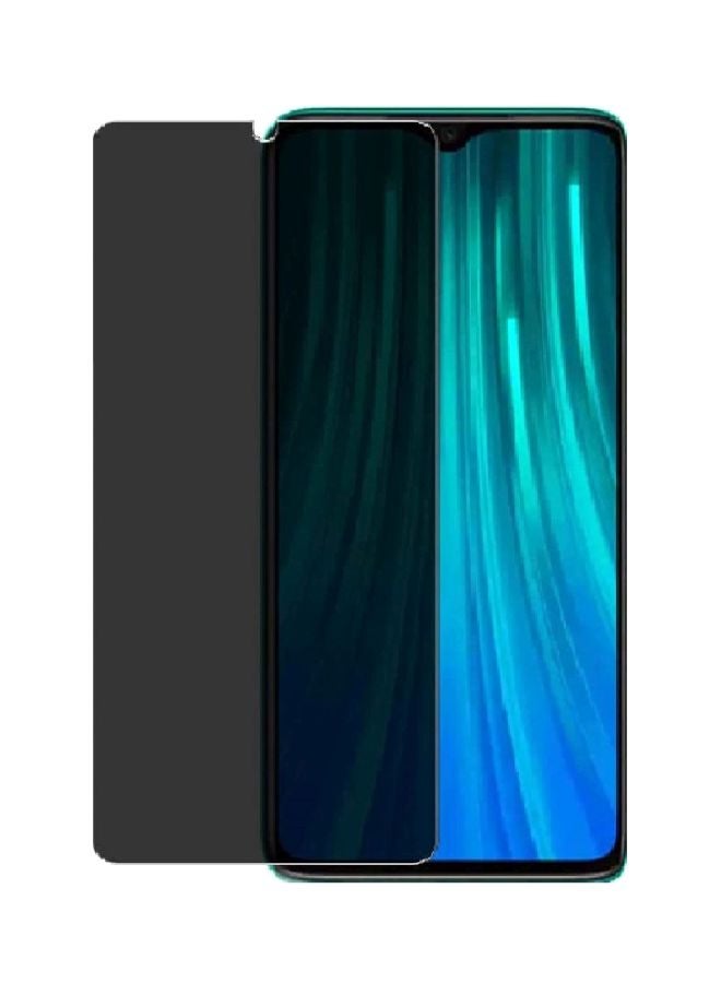9H Pro+ Tempered Glass Privacy Screen Protector For Xiaomi Redmi Note 8 Pro Black - Image 2