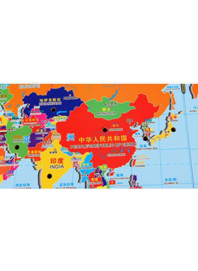 Candywood Wooden World Map Learning Toy - Image 5