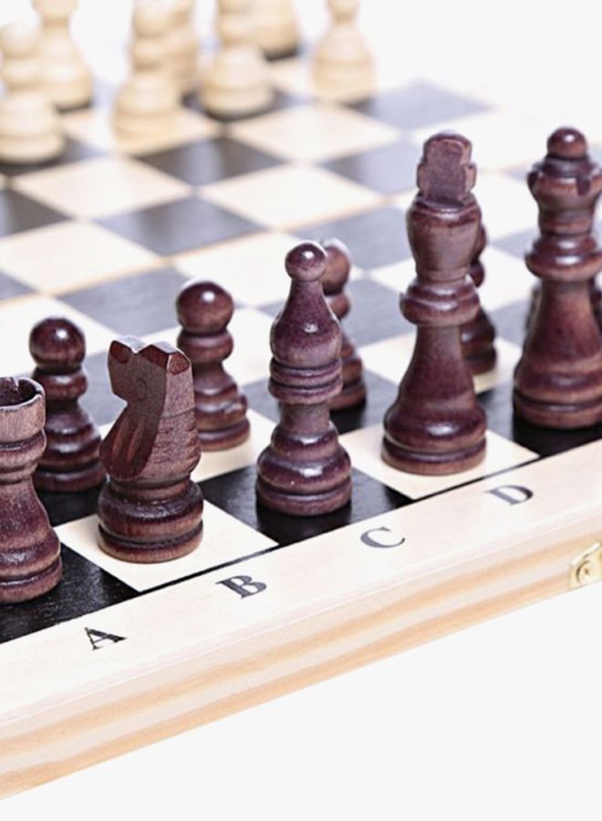 TA SPORTS Wooden Chess Set 37.5 x 37.5cm - Image 4