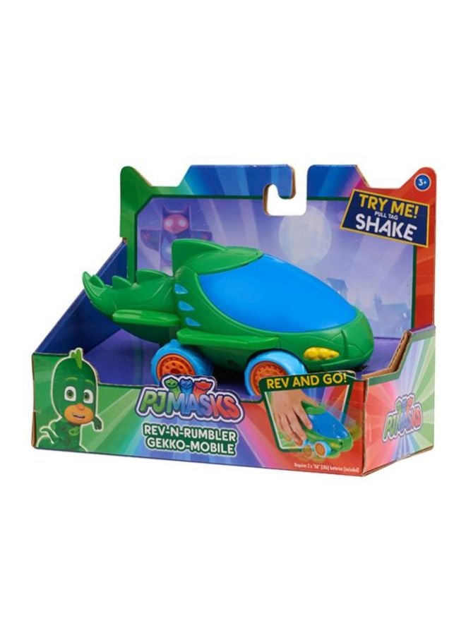 بي جيه ماسكس لعبة مركبة جيكو موبايل من ريف آند رامبلر أخضر 8.9 x 17.8 x 14سم - Image 2