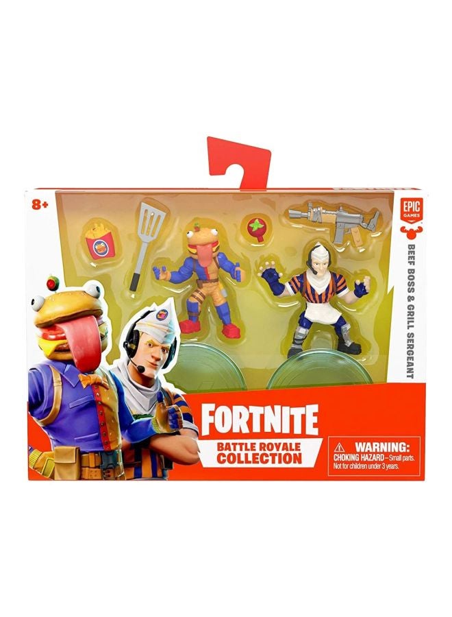 FORTNITE - Fortnite - Session1- Duo Pack -Beef Boss And Grill Sergeant 2inch - Image 1