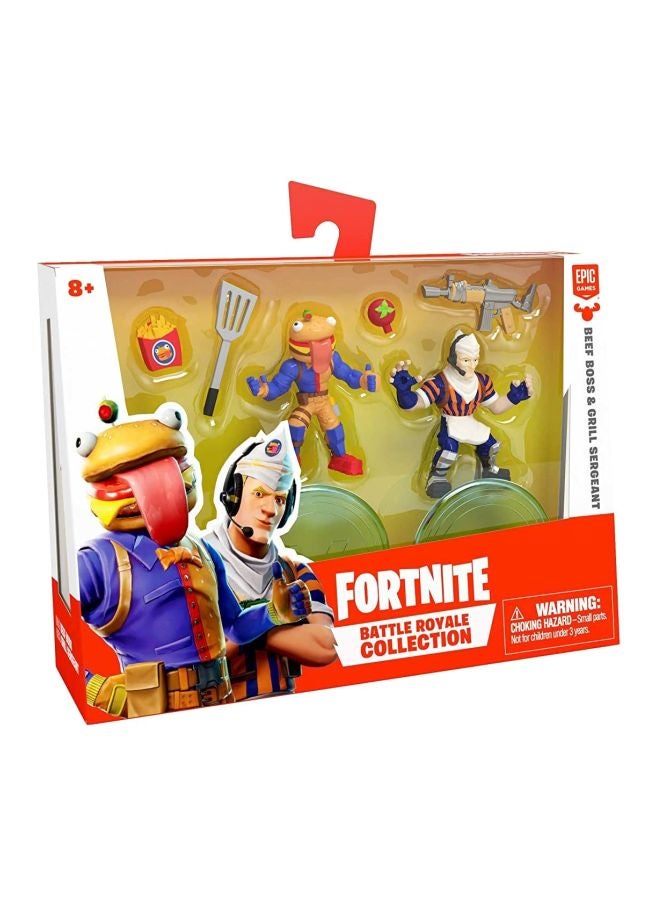FORTNITE - Fortnite - Session1- Duo Pack -Beef Boss And Grill Sergeant 2inch - Image 1