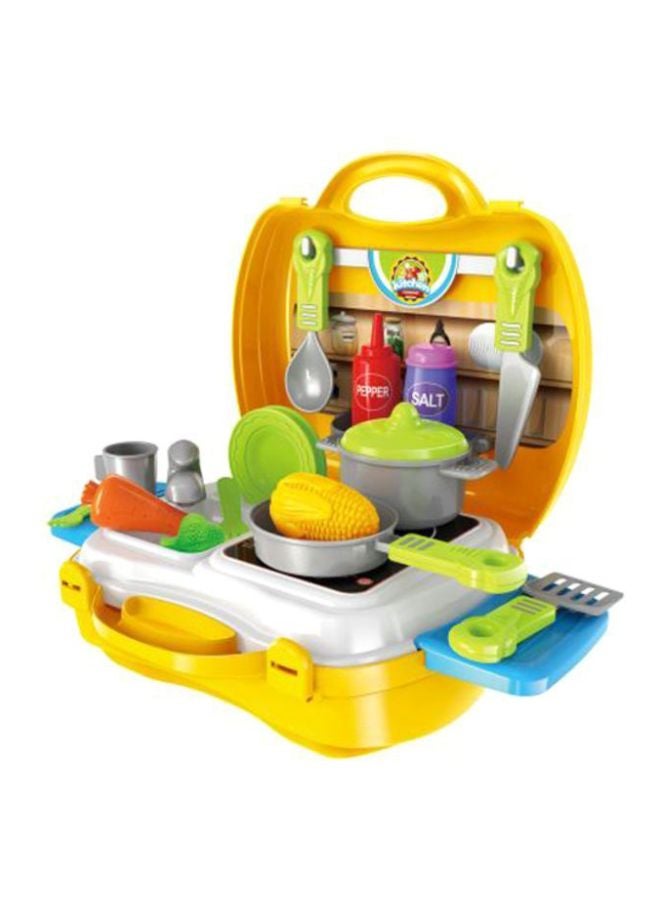 GOOTOY 26-Piece Kitchen Cooking Suitcase Playset - Image 1