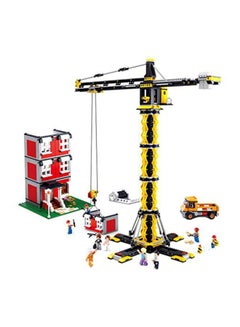 Sluban M38-B0555 1461-Piece Building Block Toy Set For Crane And Construction Tools 1461 Toddler  - Image 1