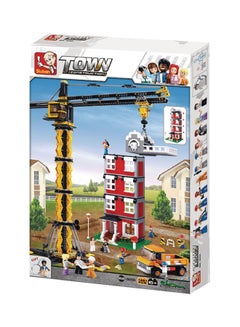 Sluban M38-B0555 1461-Piece Building Block Toy Set For Crane And Construction Tools 1461 Toddler  - Image 3