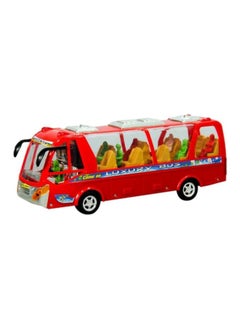 Top Public Bus Vehicle Toy Red
