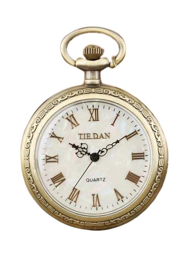 unisex Analog Pocket Watch With Chain Tie Dan-PV-08 - Image 1