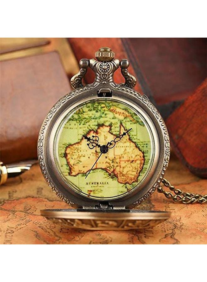Generic - unisex Analog Pocket Watch With Chain Zodiac Sign-PV-12 - Image 1