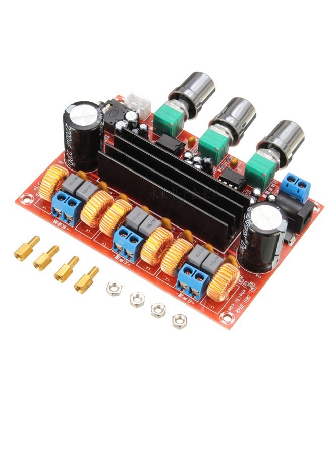 Stereo Digital Power Amplifier Board With Accessory V6676 Multicolour  - Image 2