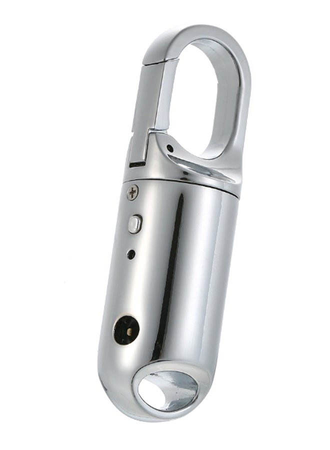 Generic - Portable Keychain Digital Voice Recorder MP3 Player OS3388-A Silver - Image 1