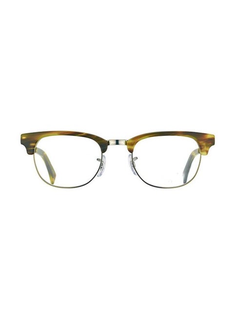 unisex Browline Prescription Eyeglasses - Lens Size: 49 mm