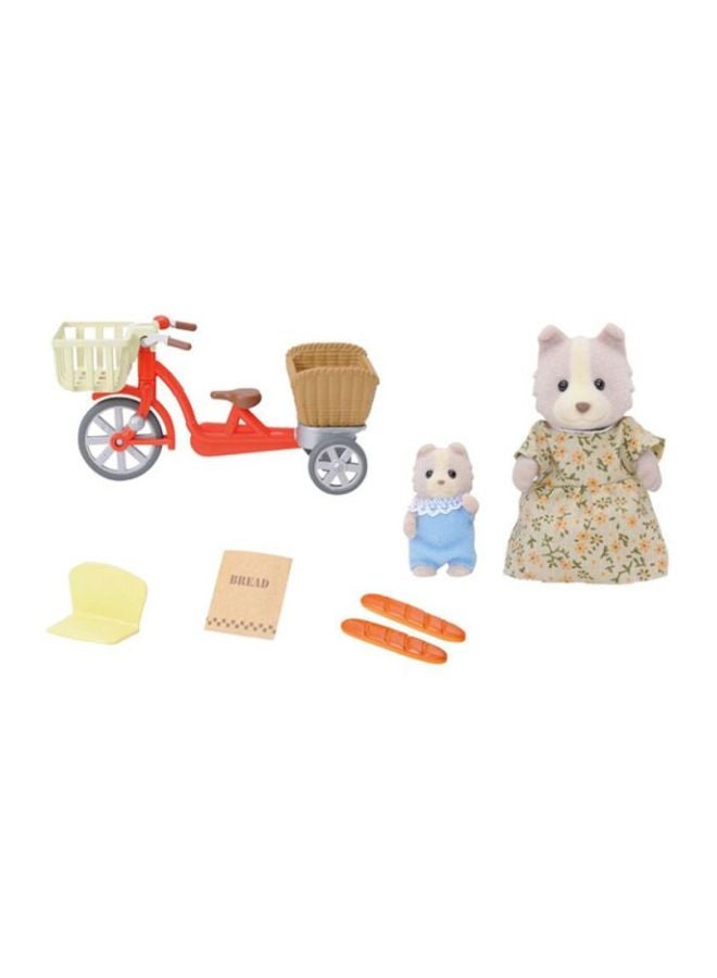 Sylvanian Families Cycling With Mother Playset 4281 - Image 2
