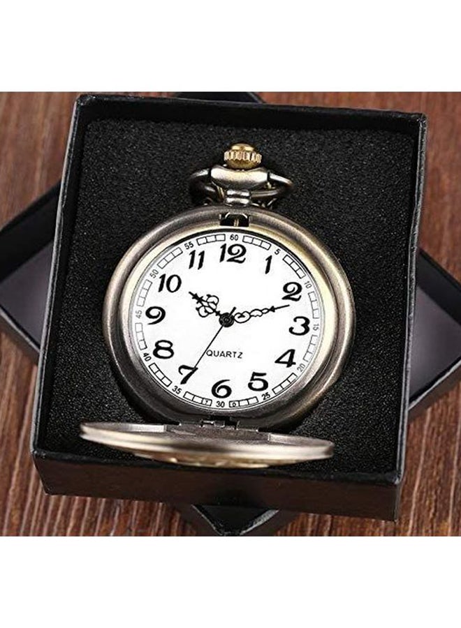 unisex Stainless Steel Pocket Watch - Image 5
