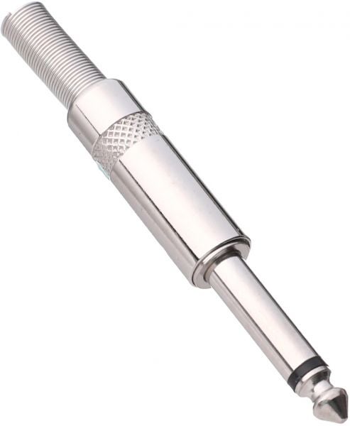 كيندكس مقبس صوت ذكر مقاس 6.3 مم. فضّي. - Image 2